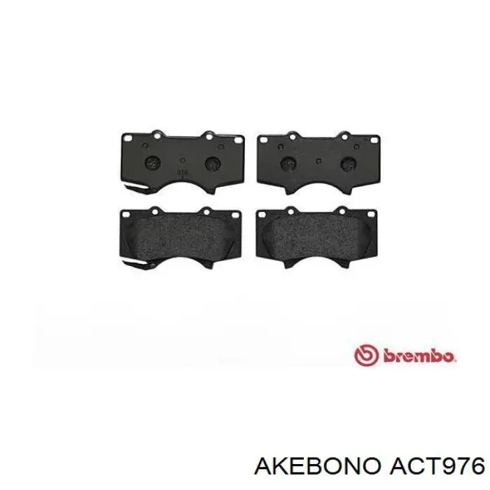 ACT976 Akebono Колодки передние