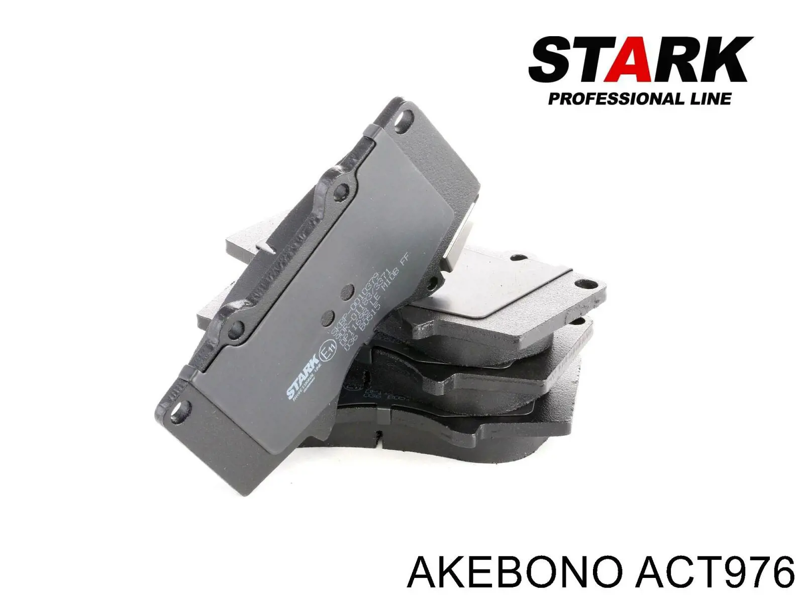 Купить ACT976 Akebono Колодки тормозные