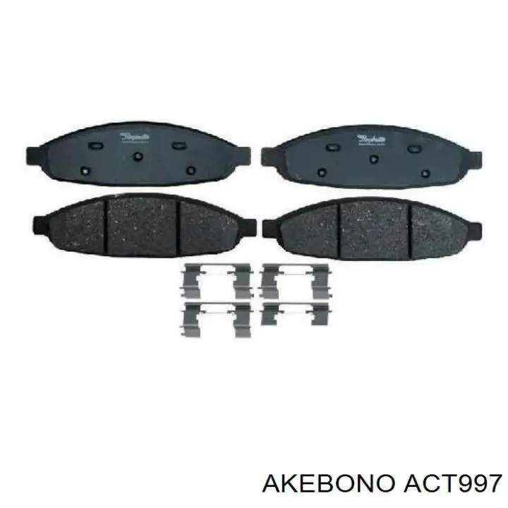 ACT997 Akebono Колодки передние