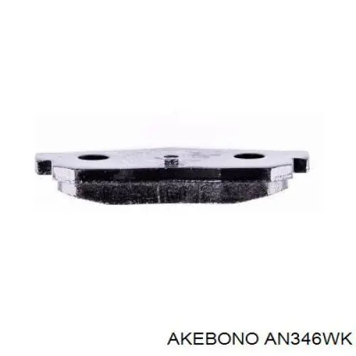 Колодки дисковые  Akebono AN346WK цена, от 17.56 USD