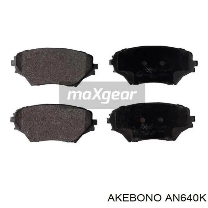 AN640K Akebono Колодки передние