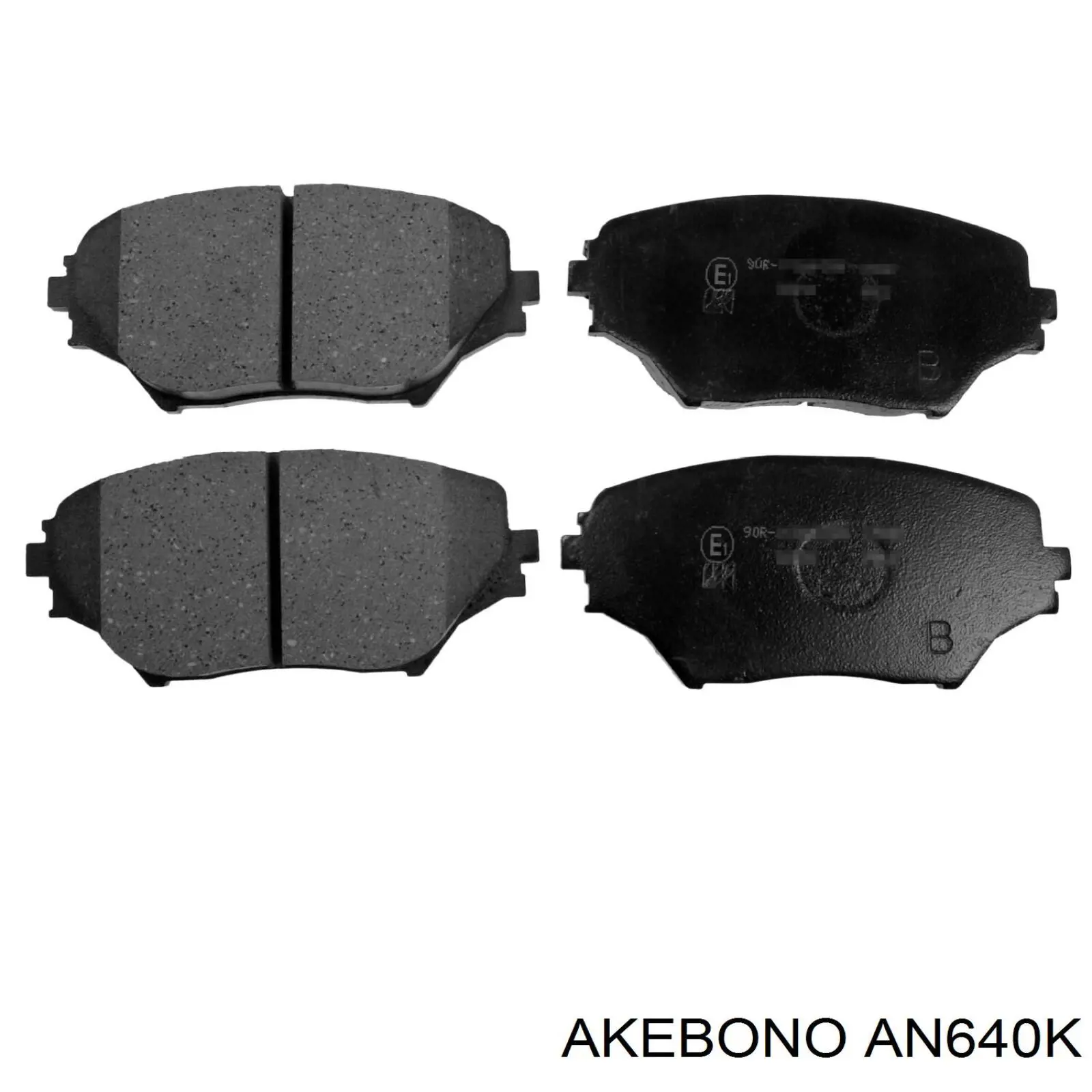 Передние тормозные колодки AN640K Akebono