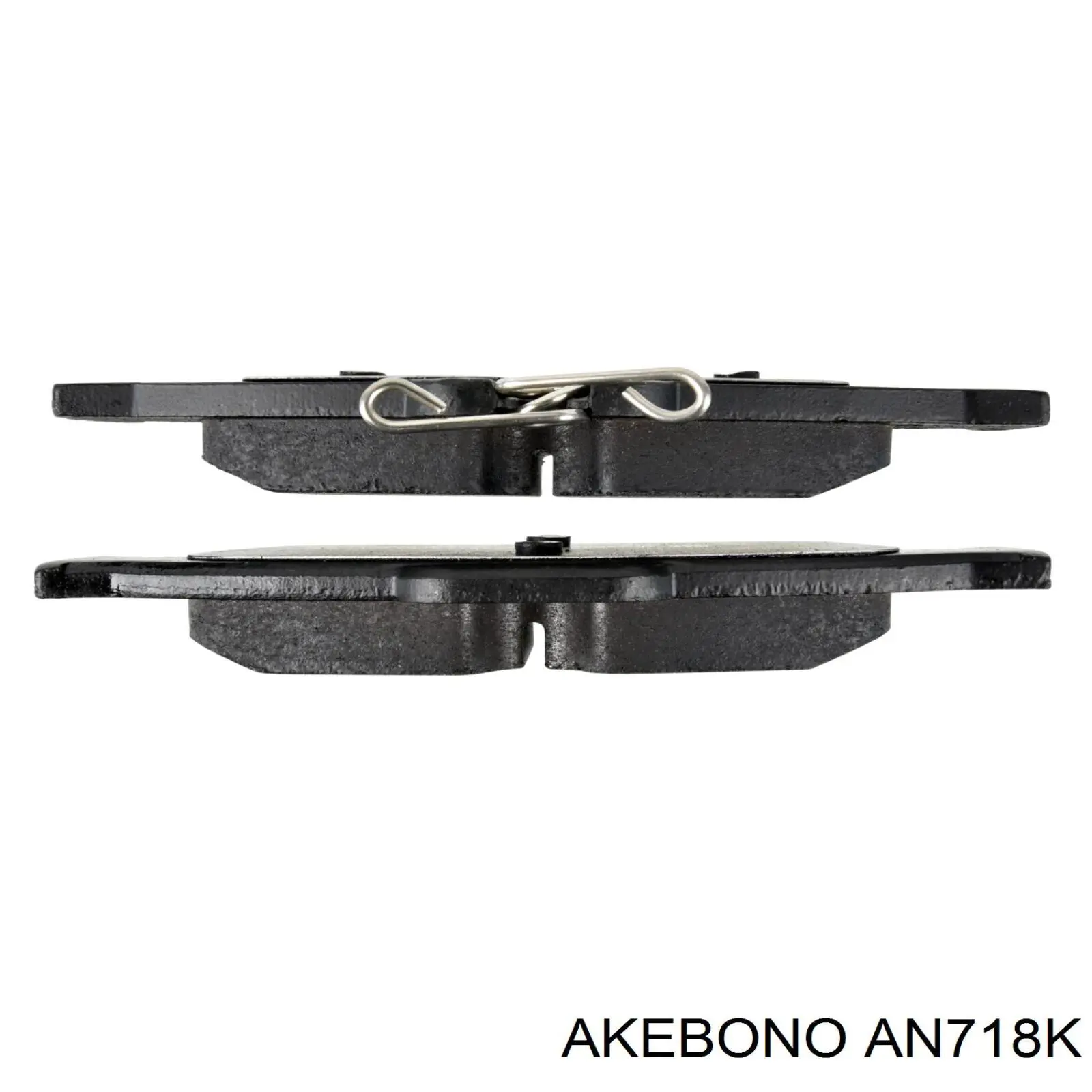 Колодки дисковые  Akebono AN718K цена, от 24.61 USD