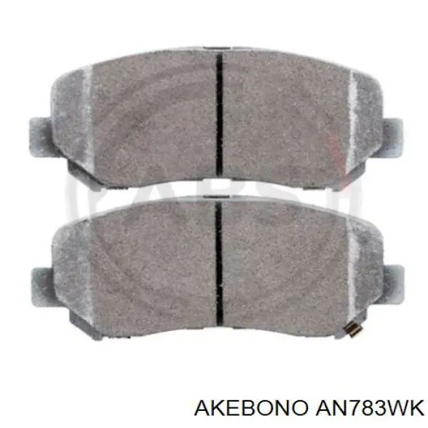 AN783WK Akebono Колодки передние