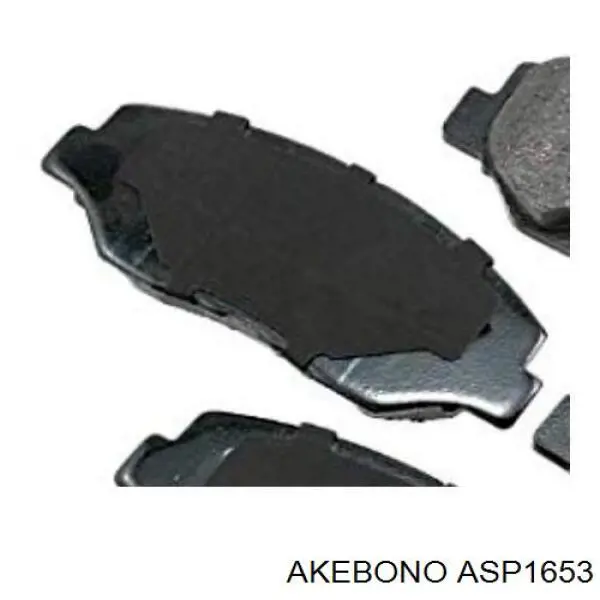 Передние тормозные колодки ASP1653 Akebono