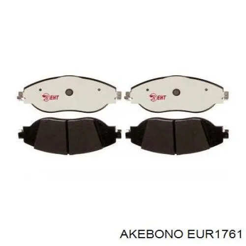 Колодки дисковые  Akebono EUR1761 цена, от 55.83 USD