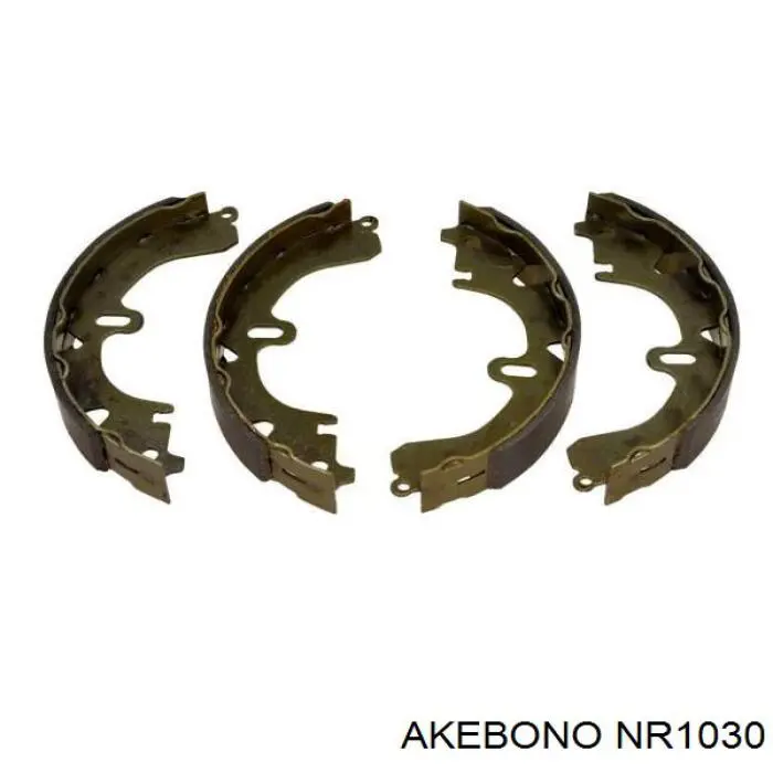 Задние барабанные колодки NR1030 Akebono