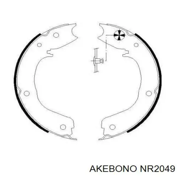 Колодки тормозные барабанные Hyundai Sonata 88-93 / Nissan AD 90-08