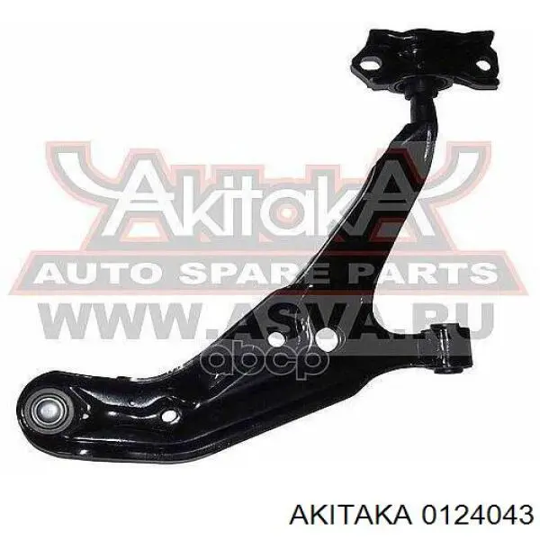 0124043 Akitaka braço oscilante inferior direito de suspensão dianteira