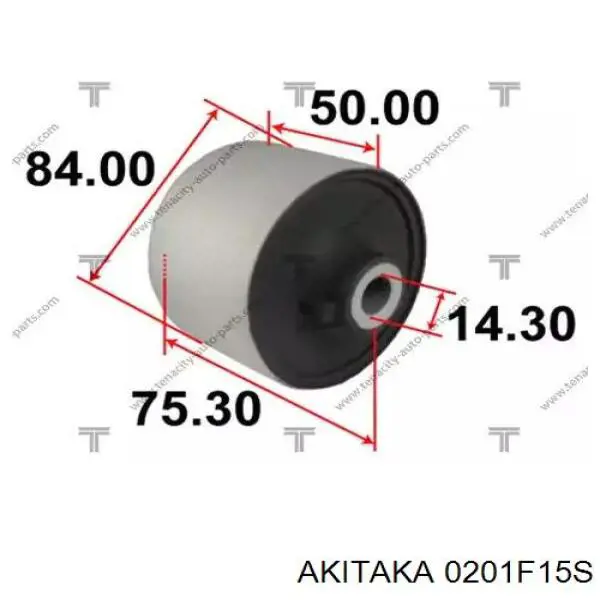 Сайлентблок передней подвески Akitaka 0201F15S цена, от 9.32 USD