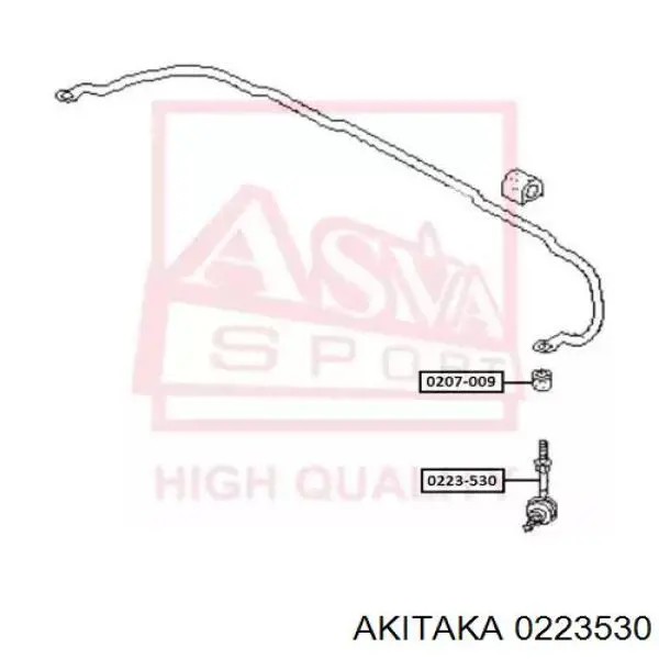 Тяга переднего стабилизатора Akitaka 0223530 цена, от 7.20 USD