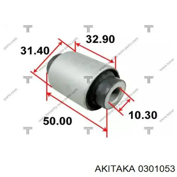 GOM4136 Ashika Сайлентблок заднего поперечного рычага