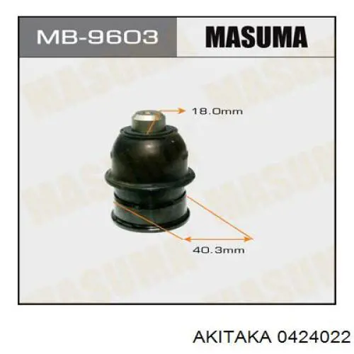 Купить 0424022 Akitaka Рычаг передней подвески левый