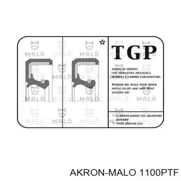 Сальник распредвала 1100PTF Akron Malo