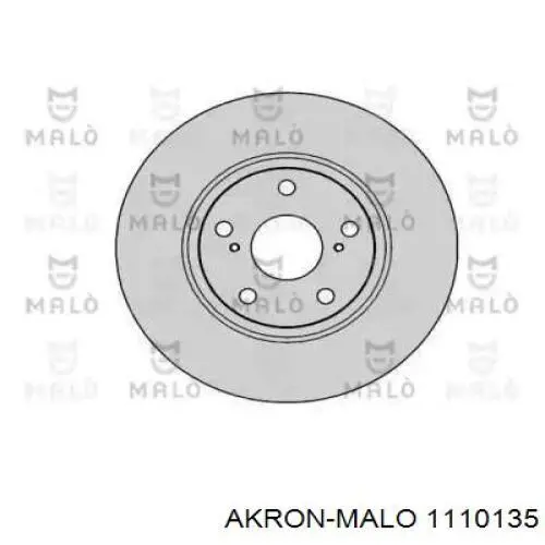 Передние тормозные диски 1110135 Akron Malo