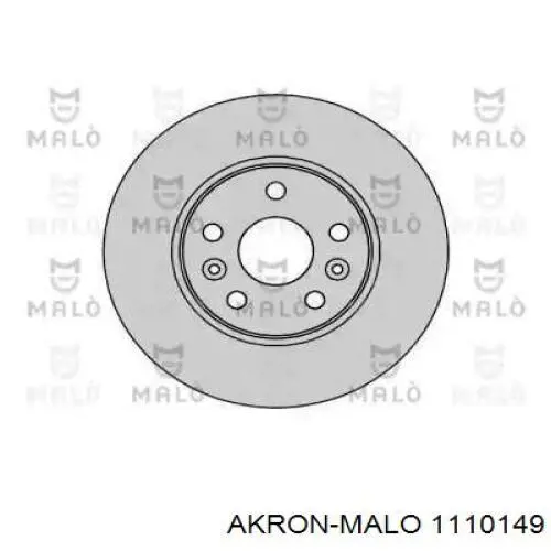 Передние тормозные диски 1110149 Akron Malo