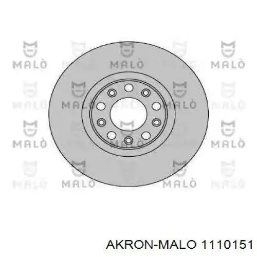 Передние тормозные диски 1110151 Akron Malo