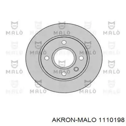 Передние тормозные диски 1110198 Akron Malo