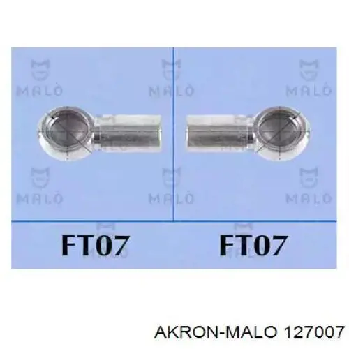 Амортизатор капота 127007 Akron Malo