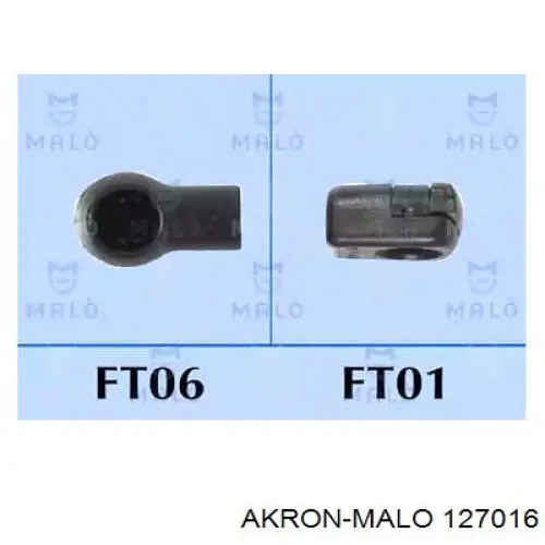 Амортизатор багажника 127016 Akron Malo