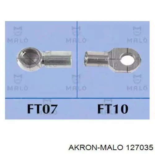 Амортизатор багажника 127035 Akron Malo