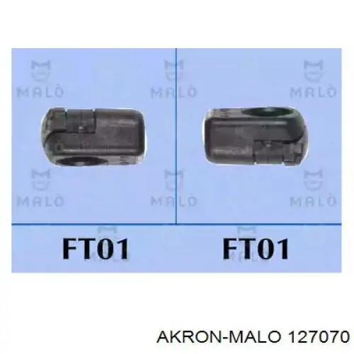 Амортизатор багажника 127070 Akron Malo