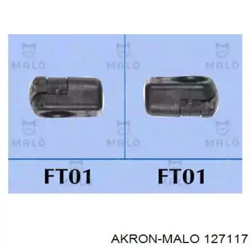 Амортизатор багажника 127117 Akron Malo