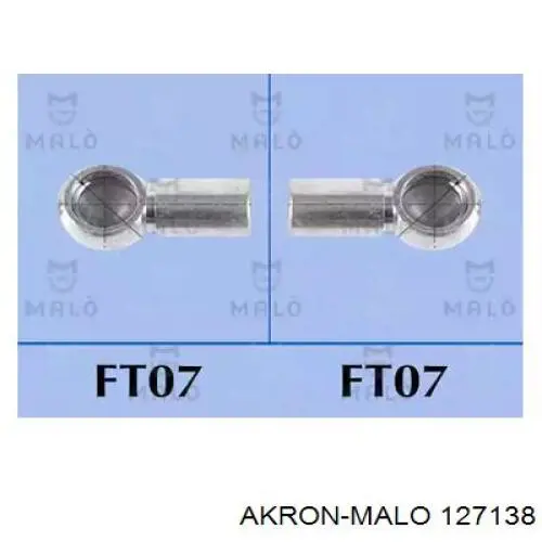 Амортизатор багажника 127138 Akron Malo