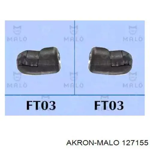 Амортизатор багажника 127155 Akron Malo