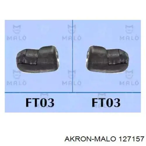 Амортизатор багажника 127157 Akron Malo