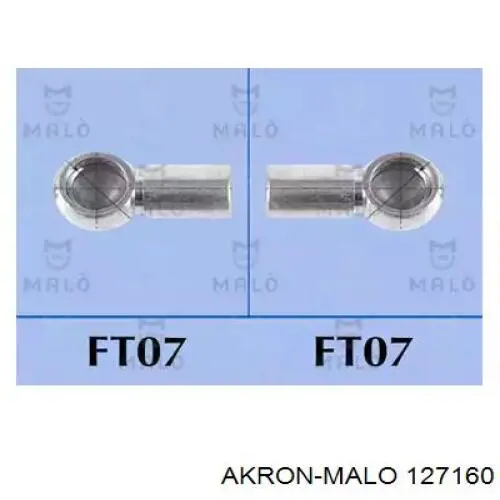 Амортизатор багажника 127160 Akron Malo