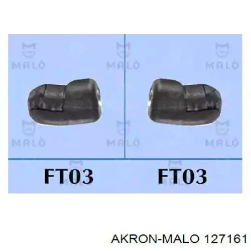 Амортизатор багажника 127161 Akron Malo