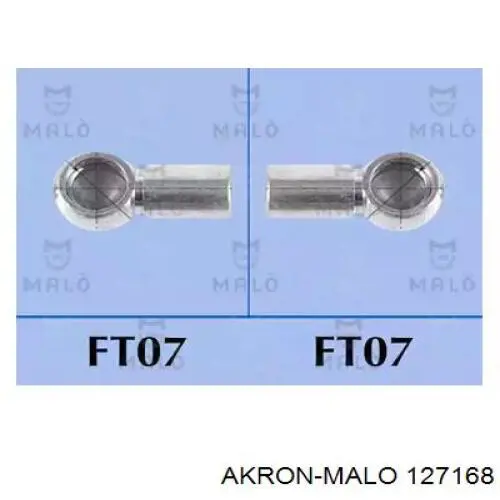 Амортизатор багажника 127168 Akron Malo