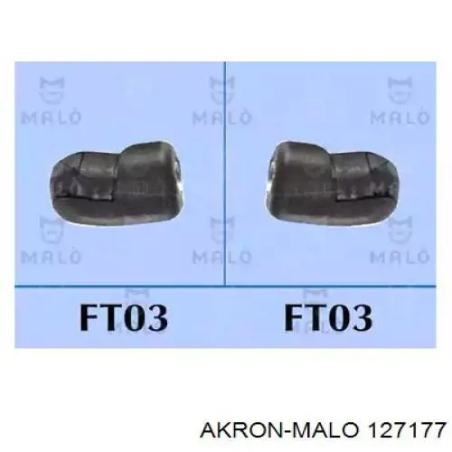 Амортизатор багажника 127177 Akron Malo