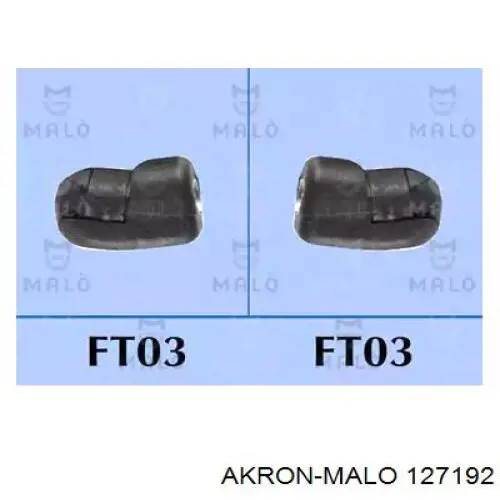 Амортизатор багажника 127192 Akron Malo