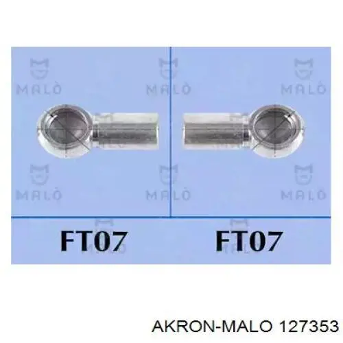 Амортизатор багажника 127353 Akron Malo