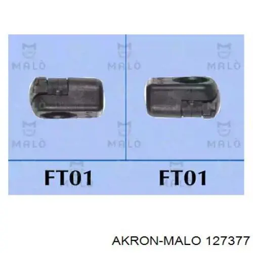 127377 Akron Malo amortecedor de tampa de porta-malas (de 3ª/5ª porta traseira)