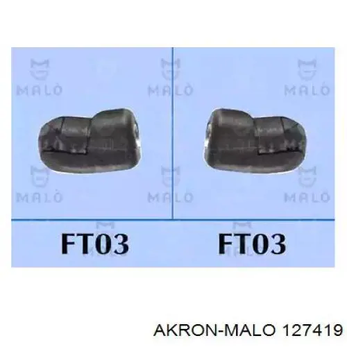 Амортизатор багажника 127419 Akron Malo