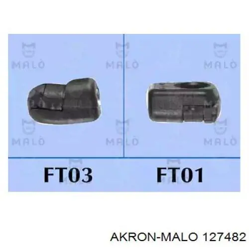127482 Akron Malo амортизатор стекла багажника (двери 3/5-й задней (ляды)