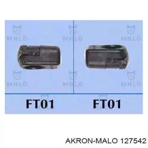 127542 Akron Malo amortecedor de tampa de porta-malas (de 3ª/5ª porta traseira)