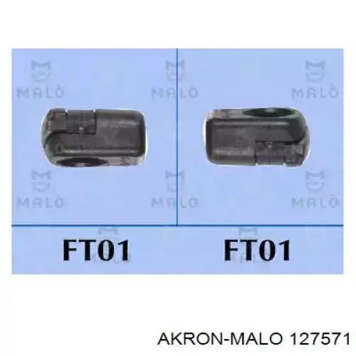 Амортизатор багажника 127571 Akron Malo