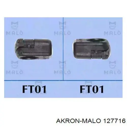 Амортизатор багажника 127716 Akron Malo