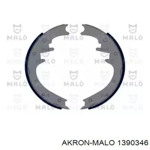 Задние барабанные колодки 1390346 Akron Malo