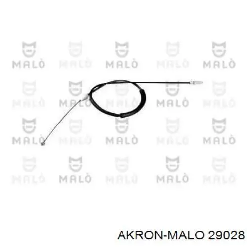 29028 Akron Malo трос ручного тормоза задний левый
