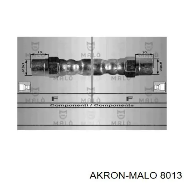 Шланг тормозной передний 8013 Akron Malo