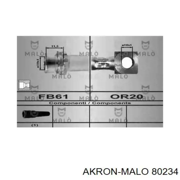 Задний тормозной шланг 80234 Akron Malo