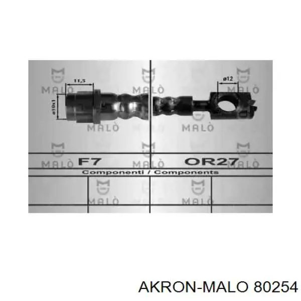 Задний тормозной шланг 80254 Akron Malo