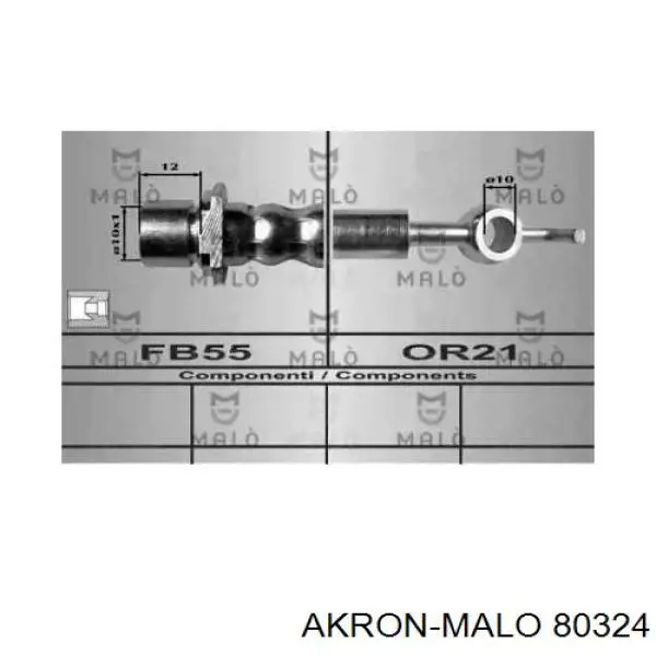 Задний тормозной шланг 80324 Akron Malo