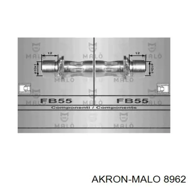 Задний тормозной шланг 8962 Akron Malo