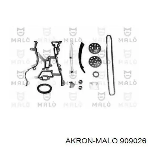 Комплект цепи ГРМ 909026 Akron Malo